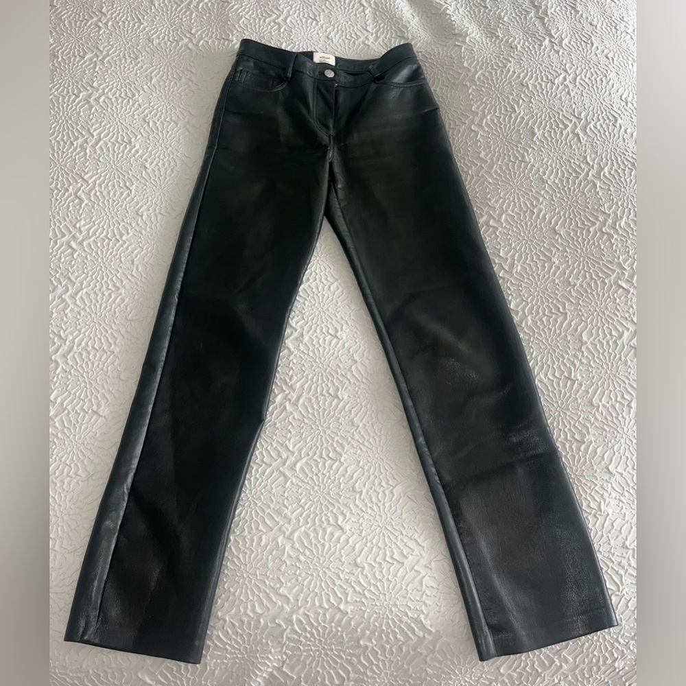 1) Aritzia leather pants